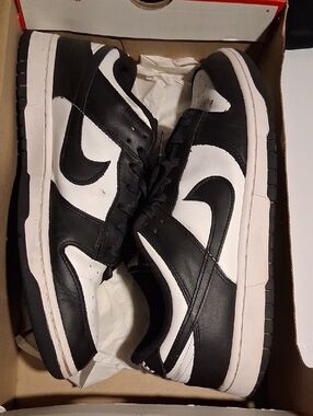 Nike Black and White Low-Top Sneakers